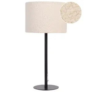 Boucle Table Lamp Beige VINAZCO