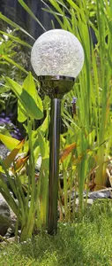 Luxform Solar Mambo Stainless Steel Spike Light