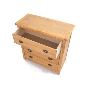 Lugo 4 Drawer Chest of Drawers Brass Cup Handle