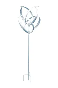 Hampton Garden Wind Sculpture - Silver