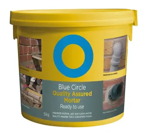 Blue Circle Quality assured Mortar, 5kg Tub - Ready mixed