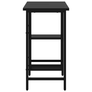 Berkfield Computer Desk Black 80x40x72 cm MDF and Metal