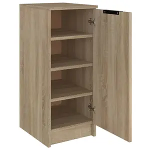 Shoe Cabinet Sonoma Oak 30x35x70 cm Engineered Wood