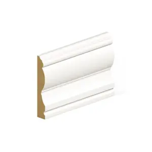 PACK OF 10 (Total 10 Units) - 18mm Thick Primed MDF Victorian Skirting Board - 18mm (T) x 100mm (W) x 4200mm (L)