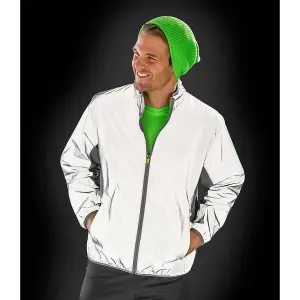 Spiro Mens Luxe Reflective Waterproof Jacket