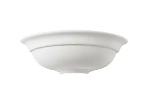 Luminosa Hillside 1 Light Indoor Wall Uplighter Unglazed Ceramic, E27