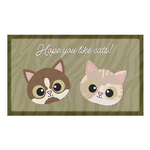 Hope You Like Cats Indoor & Outdoor Doormat - 70x40cm