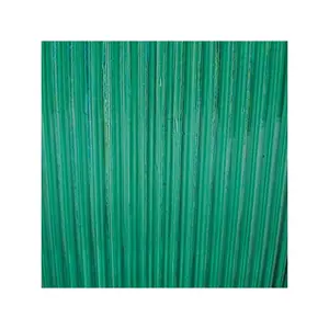 Emerald Ribbed Tall Vase H24.5Cm W18Cm