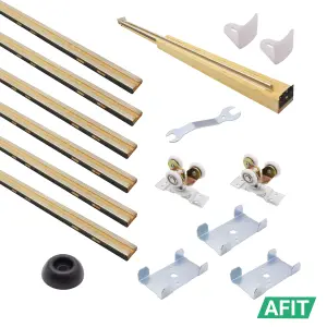 AFIT Pocket Door Kit - Single Pocket Door Sliding System - 1200 x 2400mm Max Door Size