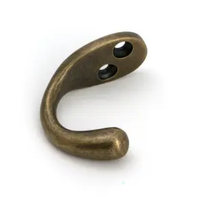 From The Anvil Burnished Brass Celtic Single Robe Hook