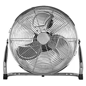 Status 16 Inch Chrome Floor Fan with Adjustable Speed and Angle