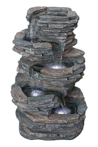 Aqua Creations Hereford Slate Falls Solar Water Feature