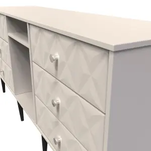 Toledo 6 Drawer Sideboard in Kashmir Matt (Ready Assembled)