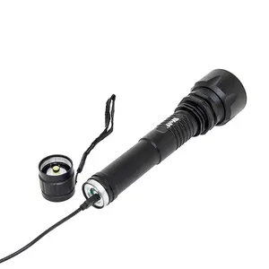 LED Torch Wolf 10w 850 Lumens Spotlight CREE Rechargeable Light Heavy Duty Aluminium