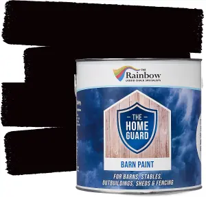 HOME GUARD  BARN PAINT BLACK 5 LITRE