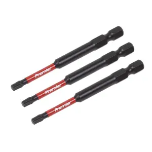 Sealey TRX-Star T20 Impact Power Tool Bits Forged From S2 Steel 75mm 3pc AK8267