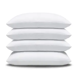 Slumberdown Climate Control Pillows 4 Pack Temperature Regulating Firm Support Side Sleeper for Neck Pain Relief Cool 48cmx74cm