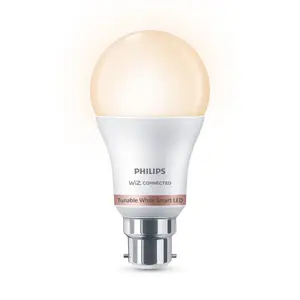 Philips WiZ B22 60W LED Cool white & warm white A60 Non-dimmable Frosted Light bulb