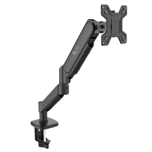 Dihl Single Computer Monitor Spring Loaded Arm Mount Desk Clamp 13 - 32