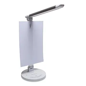 Fern Howard White Dimmable LED Desk Lamp with USB charging port (mains-powered - plug)