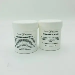 Clock Dial Silvering Powder 50g & Finishing Powder 50g