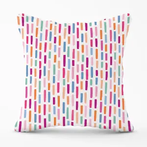 Vertical Abstract Brush Pattern Cushions 60cm x 60cm