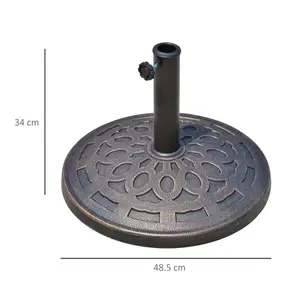 14kg Metal Free Standing Umbrella Base