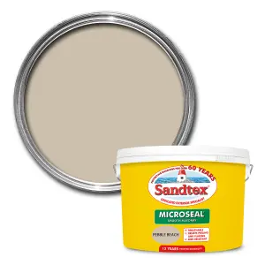 Sandtex Pebble beach Smooth Soft sheen Masonry paint, 10L