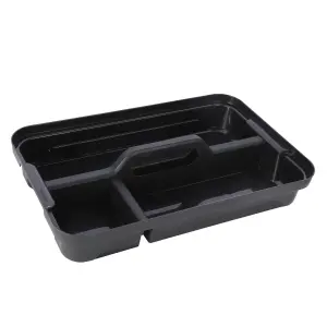 Ezy Storage Bunker tough Grey Insert tray with 3 compartments