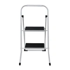 Oypla Foldable 2 Step Ladder Stepladder Non Slip Tread Safety Steel