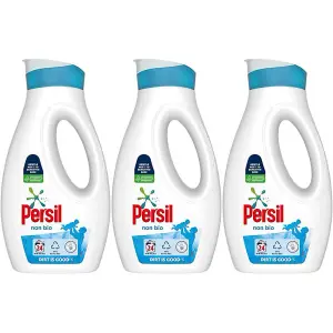 Persil Non Bio Laundry Washing Liquid Detergent, 24 Washes, 648ml (Pack of 3)