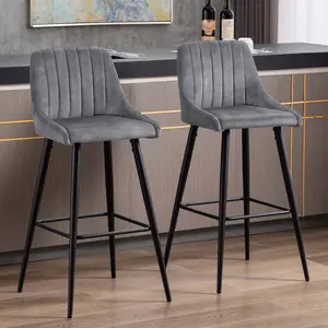 Bar Stool Wifrith (Set of 2) Grey