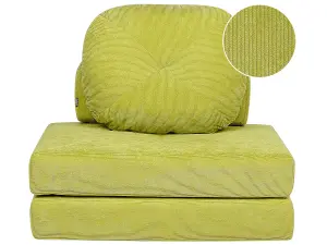 Beliani Modern Sofa Bed OLDEN Light Green