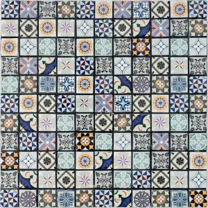 Geo Moroccan Bright Self-Adhesive Mosaic