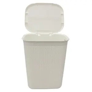 Plastic Laundry Sorter White