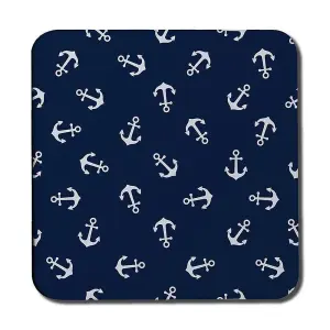 Anchors on Navy Background (Coaster) / Default Title