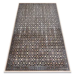 Carpet Wool NAIN Ornament 1183/51033 navy / beige  240x340 cm