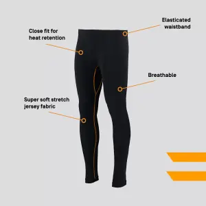 Site Karpoff Black Base layer bottoms Medium