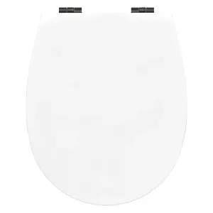 Bemis Hudson White Standard Soft close Toilet seat