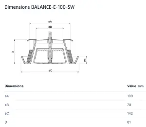 Systemair 125mm Balance-E 125 Extract/Exhaust Valve