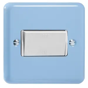 Varilight 10A Fan Isolating Switch (3 Pole) Duck Egg Blue