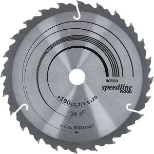 Bosch Professional Speedline Wood Circular Saw Blade - 210 x 30 x 2.4mm, 30 Teeth