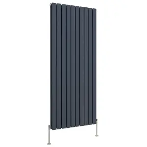 Right Radiators 1600x680 mm Vertical Double Flat Panel Designer Radiator Anthracite