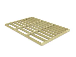 Wooden shed bases 15x10 (W-442cm x D-300cm), made of 38mm x 140mm