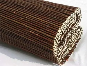 Wadan 2m x 4m Willow Bulrush Natural Garden Fence Panel Screening Roll Privacy Border Wind & Sun Protection