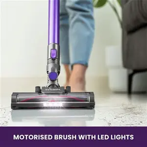 Vytronix NIBC22 Cordless 22.2V 3-In-1 Vacuum Cleaner - Purple - 2.3Kg - 110cm