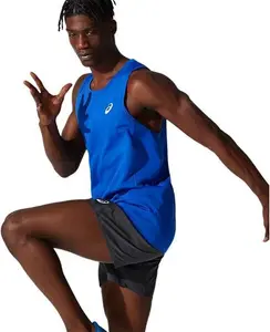 ASICS Core Singlet | Running Tank Tops | Men | Blue | Size: XL