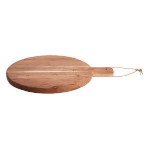 Interiors by Premier Socorro Small Round Acacia Wood Board