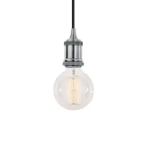 Luminosa Frida 1 Light Ceiling Pendant Chrome