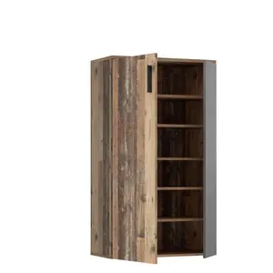 Shoe Cabinet for 20 Pairs of Shoes Brown/Black